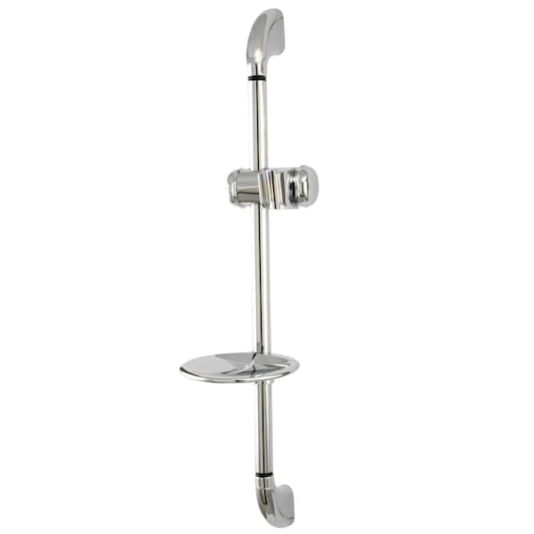 Shower Slide Bar, Polished Chrome, Wall Mount